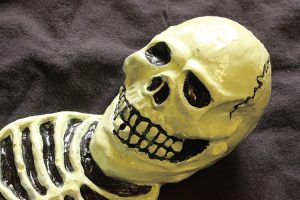 Skeleton Incense Burner detail