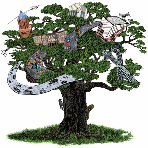 Finished Art for the 2019 Arbor Day Poster