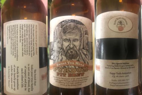 Purdom Pit Brew label